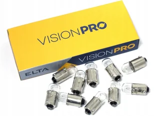 ELTA ŻARÓWKI 12V 3W Ba9s T3W 10 szt - Żarówki samochodowe - miniaturka - grafika 1