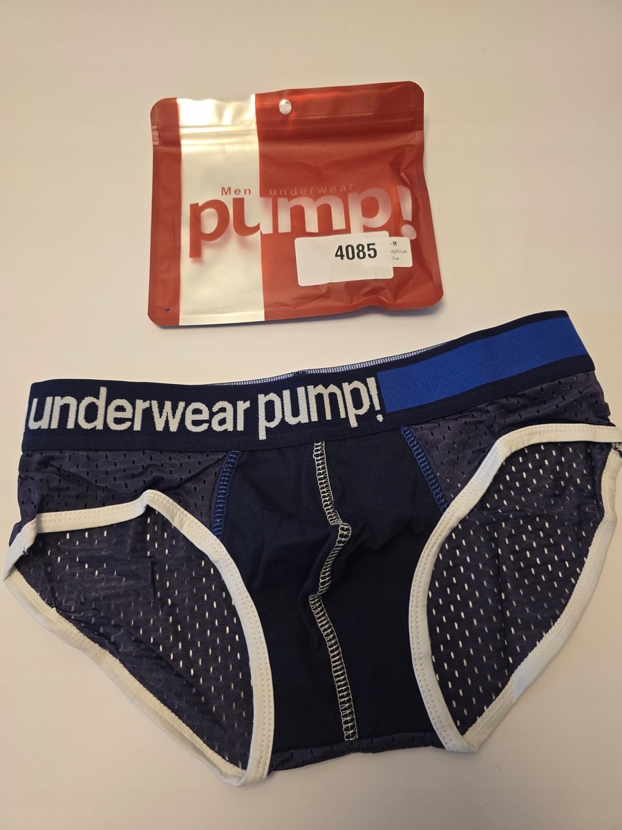 Męska bielizna, slipy marki PUMP rozmiar M, nowe majtki (4085)