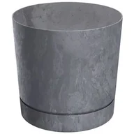 Donice - Donica PROSPERPLAST Tubo P Beton Effect (17.8 x 17.5 cm) Ciemnoszary - miniaturka - grafika 1