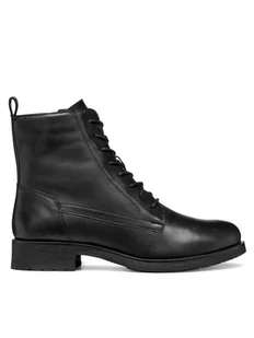 Geox Botki D Rawelle D566RA 000TU C9999 Czarny - Botki damskie - miniaturka - grafika 1