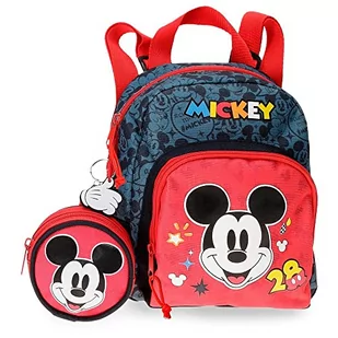 Disney Mickey Get Moving Plecak Opieka dzienna Wielobarwny 19x23x8 cms 3,5L Poliester, Wielobarwny, Plecak przedszkola - Plecaki - miniaturka - grafika 1