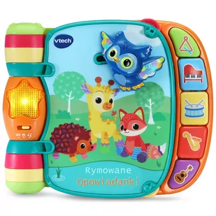 Książeczka Interaktywna Rymowane Opowiadanki Vtech Polska Wersja Językowaa - Zabawki interaktywne dla dzieci - miniaturka - grafika 1