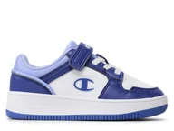 Buty dla dziewczynek - Buty dziecięce Champion S32497WW007 RD18 2.0 LOW B PS Niebieskie - miniaturka - grafika 1