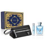 Zestawy perfum męskich - Versace Pour Homme zestaw Edt 100+10ml kosmetyczka - miniaturka - grafika 1
