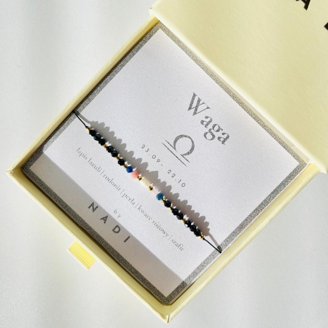 Bransoletka znak zodiaku Waga No3 - byNADI