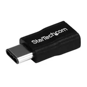 Adaptery i przejściówki - StarTech USB2CUBADP zmieniacz płci / kabli USB 2.0 Type-C USB 2.0 Micro-B Czarny - miniaturka - grafika 1