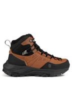 Buty trekkingowe męskie - Hunter Trekkingi H1-061 Brązowy - miniaturka - grafika 1