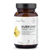 Układ pokarmowy - AURA HERBALS Kurkuma ekstrakt + piperyna, 60kaps. - miniaturka - grafika 1