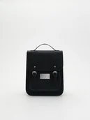 Plecaki - Reserved - Plecak z imitacji skóry - czarny - miniaturka - grafika 1