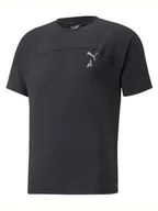 Koszulki sportowe męskie - Puma Koszulka sportowa w kolorze czarnym - miniaturka - grafika 1
