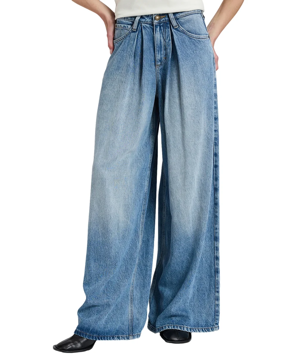 Jeansy Lee Pleated Jean 112385895 Preppy Blue W 26 / L 31