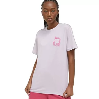 Bluzki damskie - FILA Damska bluzka BOSAU Regular Graphic T-Shirt, Fair Orchid, L, Fair Orchid, L - grafika 1