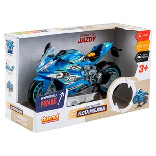 Motocykl DUMEL Flota miejska HT71341 - Samochody i pojazdy dla dzieci - miniaturka - grafika 1