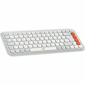Klawiatury - Klawiatura Logitech 920-013069 Biały - miniaturka - grafika 1