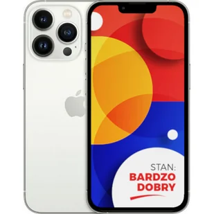 Apple iPhone 13 Pro Silver 256GB Smartfon - Stan Bardzo Dobry - Telefony OUTLET - miniaturka - grafika 1