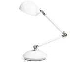 Lampy stojące - Beliani Lampka biurkowa biała 80800 80800 - miniaturka - grafika 1