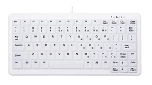 CHERRY AK-C4110 klawiatura Medyczna USB QWERTY US English Biały AK-C4110F-U1-W/US - Klawiatury - miniaturka - grafika 1
