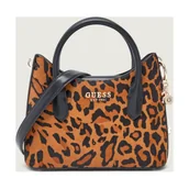 Torebki damskie - Guess Skórzany kuferek DOMITILLA MINI - miniaturka - grafika 1