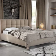 Łóżka - Łóżko ASTON COMFORTEO tapicerowane : Rozmiar - 160x200, Pojemnik  - Bez pojemnika, Tkanina - Grupa IV, Wysokość wezgłowia - 120 cm - miniaturka - grafika 1