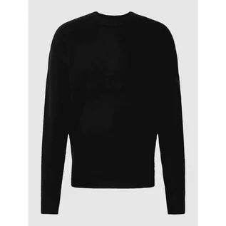 Swetry męskie - Sweter z dzianiny z naszywką z logo model LYCRA - CK Calvin Klein - grafika 1