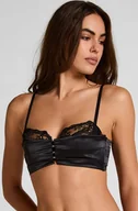 Biustonosze - Hunkemöller Biustonosz nieusztywniany z fiszbinami Sveta Czarny - miniaturka - grafika 1