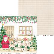 Scrapbooking - Papier Santa's workshop 01, 12x12" - miniaturka - grafika 1