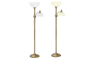 Lampa podłogowa mosiężna AK-P2 - Lampy stojące - miniaturka - grafika 1