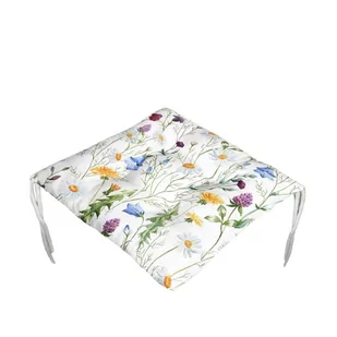 Tekstylna poduszka na krzesło 40x40 cm – Mila Home - Poduszki na krzesła - miniaturka - grafika 1
