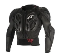 Akcesoria motocyklowe - Ochraniacz ALPINESTARS YOUTH BIONIC ACTION JACKET czarny/czerwony - miniaturka - grafika 1