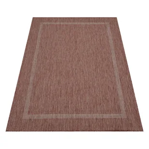Dywan zewnętrzny Relax ramka czerwony 60 cm x 110 cm - Dywany zewnętrzne - miniaturka - grafika 1