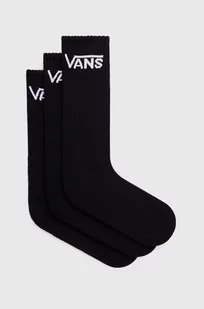 Vans skarpetki 3-pack męskie kolor czarny - Skarpetki męskie - miniaturka - grafika 1