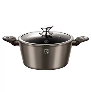 Berlinger Haus Garnek ze szklaną pokrywką z kolekcji Metallic Line 28 cm - Garnki - miniaturka - grafika 2