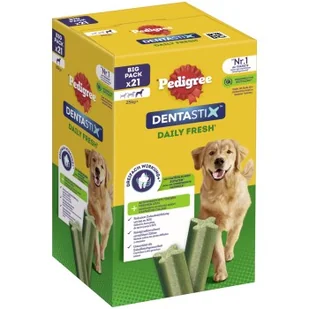 Pedigree Dentastix Daily Fresh Wielopak Maxi, 21x - Przysmaki dla psów Pedigree Dentastix Daily Fresh Wielopak Maxi, 21x - Przysmaki dla psów - miniaturka - grafika 1