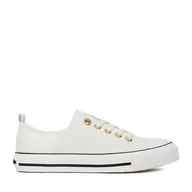 Buty dla dziewczynek - Trampki DeeZee CEO-CSS20377-71 Biały - miniaturka - grafika 1