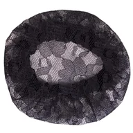 Koszulki jeździeckie - Siatka na włosy QHP Lace gumka czarna - miniaturka - grafika 1