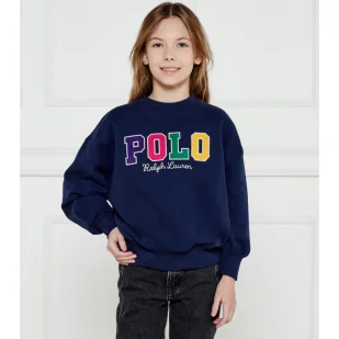 POLO RALPH LAUREN Bluza Relaxed fit - Bluzy dla dziewczynek - miniaturka - grafika 1