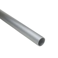 Inne materiały budowlane - Standers Profil okrągły aluminiowy 1m 25x5 mm srebrny - miniaturka - grafika 1