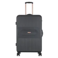 Walizki - Duża walizka podróżna na kółkach exclusive 28" - czarna Semi Line - miniaturka - grafika 1