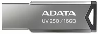 Pendrive - ADATA UV250 AUV250-16G-RBK (16GB; USB 2.0; kolor srebrny) - miniaturka - grafika 1