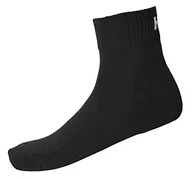 Skarpetki męskie - Helly Hansen Helly-Hansen Lifa Active Sport 3/4 skarpety (2 sztuki), czarne, rozmiar 36-38 67180 - miniaturka - grafika 1