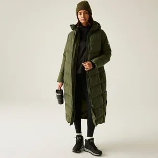 Regatta Płaszcz damski zimowy ocieplany Eloria Zielony, Rozmiar: 46 - Kurtki i kamizelki sportowe damskie - miniaturka - grafika 1