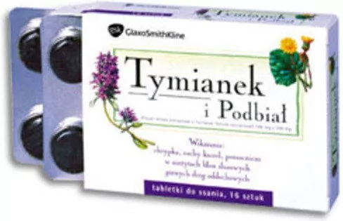 GlaxoSmithKline Tymianek i podbiał 16 szt.