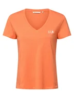 Koszulki i topy damskie - Tom Tailor Denim - T-shirt damski, pomarańczowy - miniaturka - grafika 1