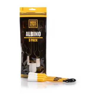 Akcesoria do mycia samochodu - Work Stuff Detailing Brush Albino 3 pack - zestaw pędzelków detailingowych - grafika 1