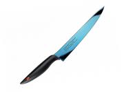 Noże kuchenne - Chroma ktb3 Kasumi (imię) 7 3/4-inch Titanium-Coated Carving Knife, Blue (japan import) K-20020B - miniaturka - grafika 1