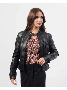 Guess Kurtka przejściowa W4YL04-WE480 Czarny Regular Fit - Kurtki damskie - miniaturka - grafika 1