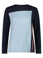 Koszulki sportowe damskie - CMP Koszulka funkcyjna w kolorze granatowo-błękitnym - miniaturka - grafika 1