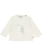 Kaftaniki dla niemowląt - Steiff Koszulka w kolorze białym - miniaturka - grafika 1