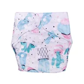 Pieluchy - Simed Mila Pieluszka otulacz wielorazowa 4-18kg - KAKTUSY - miniaturka - grafika 1