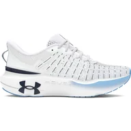 Koszulki sportowe damskie - Damskie buty do biegania Under Armour UA W Infinite Elite - białe - UNDER ARMOUR - miniaturka - grafika 1